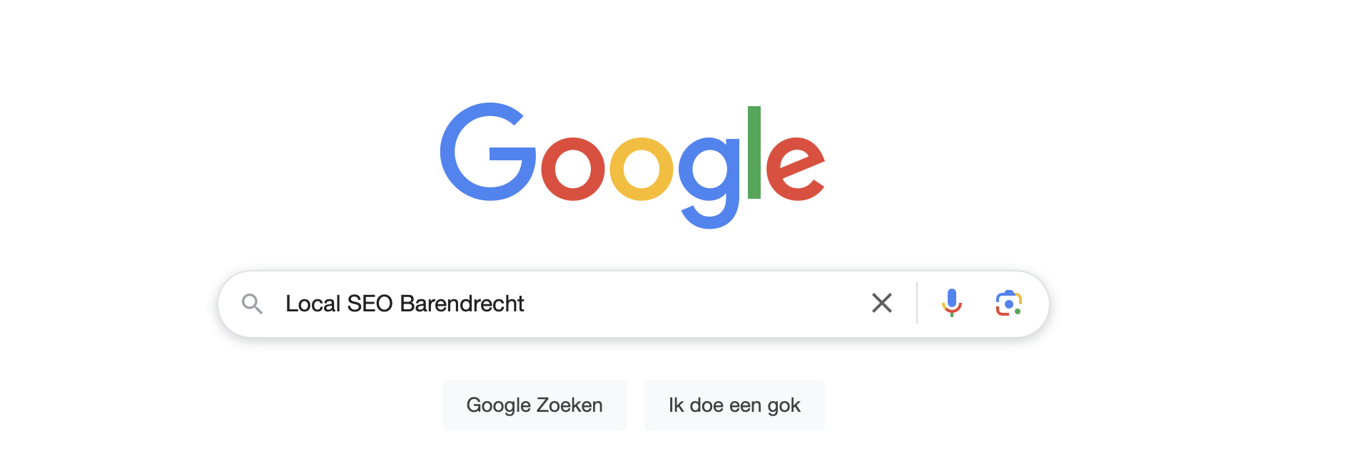 Local SEO Barendrecht Google